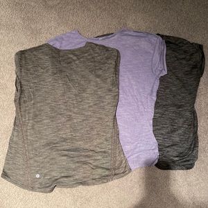 Set of 3 Lululemon cap sleeve tees